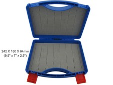 Aventik PP Plastic Click Lock Streamer Box Fly Carrying Case Fly Fishing Box