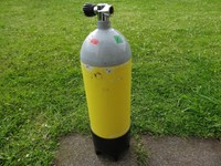 10L Diver Pressluftflasche Taucherflasche mit Monoventil