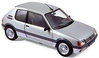 Peugeot 205 Gti 1,6 1988 - 1983-92 silber silver Futura grey metallic 1:18 Norev