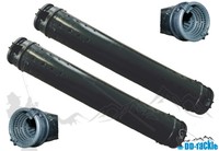 2 Stück Aalrohr 76x12cm Aalkorb Aalreuse Köderfisch Reuse Krebsreuse Krebskorb