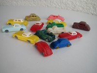 ultra selten 14 Autos VW Käfer KDF KARMANN GHIA Mercedes BMW 507 u.a. Plastik