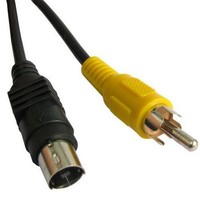 4 Pin S-Video TV zu RCA Stecker AV Kabel Konverter Adapter Kabel