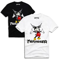 ★  THRASHER GOAT ORIGINAL SKATE T-SHIRT Gr.S/M/L, DEVIL, DEMON, 666 ★