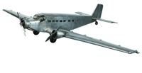 riesiges 100 cm Flugzeug maßstabsgetreues Modell Junkers Ju 52 aus Metall Dessau