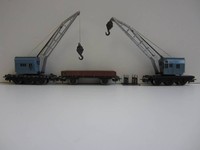 Märklin 4611 - 2 x Kranwagen in OVP (10186-1548)