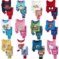 Newest Styles of Sleepwear Pajama Sets for Baby Toddler Kids Boys Girls / 2T-7T