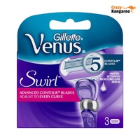 3 Gillette Venus Swirl Flexiball Rasierklingen für Frauen - Spar Preis