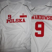 TRIKOT POLSKA+Wappen/Fahne POLEN2016+Name+Nummer,Größen ab 98--XL Herren MOTIV01