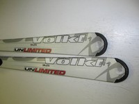 KK1338 Ski Carvingski gebraucht Völkl Unlimited mit Bindung 168cm Top Zustand!