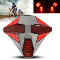 LED Wireless Laser Fahrrad Beleuchtung Fahrradlicht Lampe Leuchte Fernbedienung