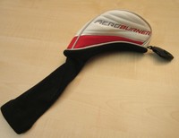 TaylorMade AeroBurner Fairway White/Red/Grey Headcover ,Schlägerhaube