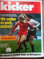 KICKER 22-14.3. 1983 * Hertha-KSC 5:2 Stuttgart-Leverkusen 5:3 HSV-Frankfurt 3:3