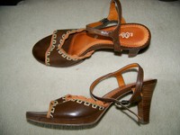 S.OLIVER braune Sandaletten Damenschuhe  Gr.40 weich Riemchen Sommer °FL