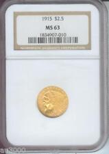 1915 $2.5 Indian Quarter Eagle Ngc Ms63 Nice Ms-63 Better Date !