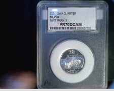 2004-S Us Iowa Silver State, Washington Quarter, Very High Grade (Us-733)