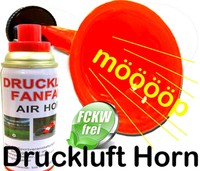 Tröte Signal Horn Druck Luft Fanfare Druckluftfanfare Gashupe FCKWfrei #91513 
