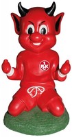 1. FC Kaiserslautern Betzi Gartenzwerg Maskottchen der Teufel Devil Fanshop new