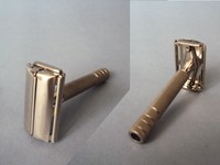Gillette SUPER SPEED 40 style 1953 safety razor - Made in USA