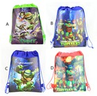 Cool Teenage Mutant Ninja Turtles Environmental Drawstring Backpack Kid Gift Bag