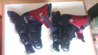 Original Roces Impala Inliner Inline Skates Gr.44 Schwarz/rot