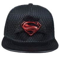 Superman & Batman Snapback Cap Schwarz Marvel DC