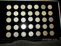 Silberadler Sammlung mit 58 J Komplett 