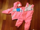 NWT NEW Columbia Toddler Girl Pink Ski Jacket Snowsuit Bib Set 6 M Months