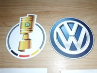 NEU DFB POKAL + VW Patch 2016/2017 16/17 Logo Badge Lextra Matchworn BVB Bayern