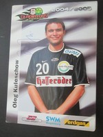 16248 Oleg Kuleschow SC Magdeburg Handball original signierte Autogrammkarte