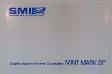 Sunshine Minting Si Decoder Lens Card Mint Mark Bullion Product Security Feature