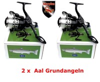 2 STÜCK SKORPION RXII 40 ANGELROLLE AAL GRUNDANGELN ANGELROLLE SCHNUR 