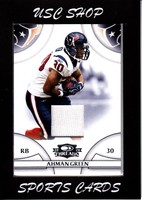AHMAN GREEN ( TEXANS ) 2008 DONRUSS THREADS  JERSEY /110 NFL