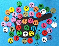 *Teach Alphabet* Alphabet Soup Letter Recognition Flannel Felt Board Story Set