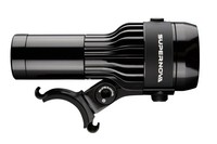 SUPERNOVA Frontleuchte Airstream 2 für Batteriebetrieb mit Lenkerhalter schwarz