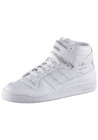 Adidas FORUM MID. Sneaker im Basketball-Style, Obermaterial aus Leder, Gr.44