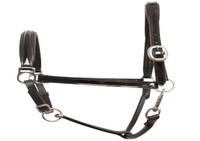 Lederhalfter mit Lack schwarz VB, WB super EDEL Imperial Riding NEU