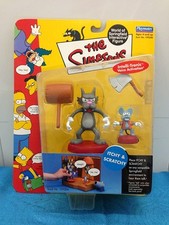 the simpsons itchy and scratchy figure set