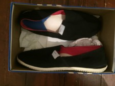 Negro ADIDAS Toe,Touch Zapatillas Alpargatas Talla 8.5 100% Original En Caja
