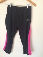 Karrimor  Black/pink Run Active Wear Cropped Leggings  Size 12  T4798