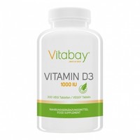 Vitamin D3 1.000 I.E. - 300 Vegane Tabletten - Vitabay Vitabay