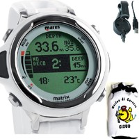 mares MATRIX WHITE TAUCHCOMPUTER  + USB interface+  BAG DE