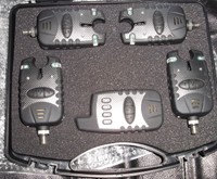 KFS Funkbissanzeiger 4+1  Ampel Set Carpfishing Raubfisch Method