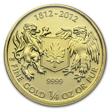 2012 1/4 oz Gold Canadian $10 Coin - War of 1812 - Sku #78440
