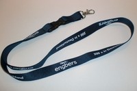 Dunkelblaues Schlüsselband Werbung by engbers