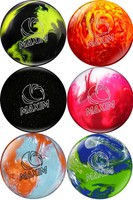Bowling Ball Ebonite Maxim Polyester Bowlingkugel für Einsteiger und Spareball 