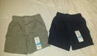 Boys 18 months new nwt navy charcoal heather gray jumping beans shorts lot of 2
