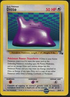 Pokémon Ditto 18/62 Fossil 2. Edition NM