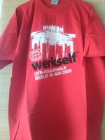 T-Shirt Bayer 04 Leverkusen DFB Pokal Finale 2009 Berlin Werkself Shirt Original