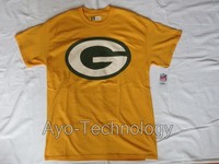 Green Bay PACKERS T-Shirt gelb Medium (L) +++NEU+++ 