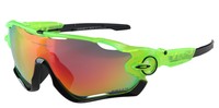 JAWBREAKER Sunglasses Green w/Fire IRIDIUM LENS...ALL JAW BREAKER